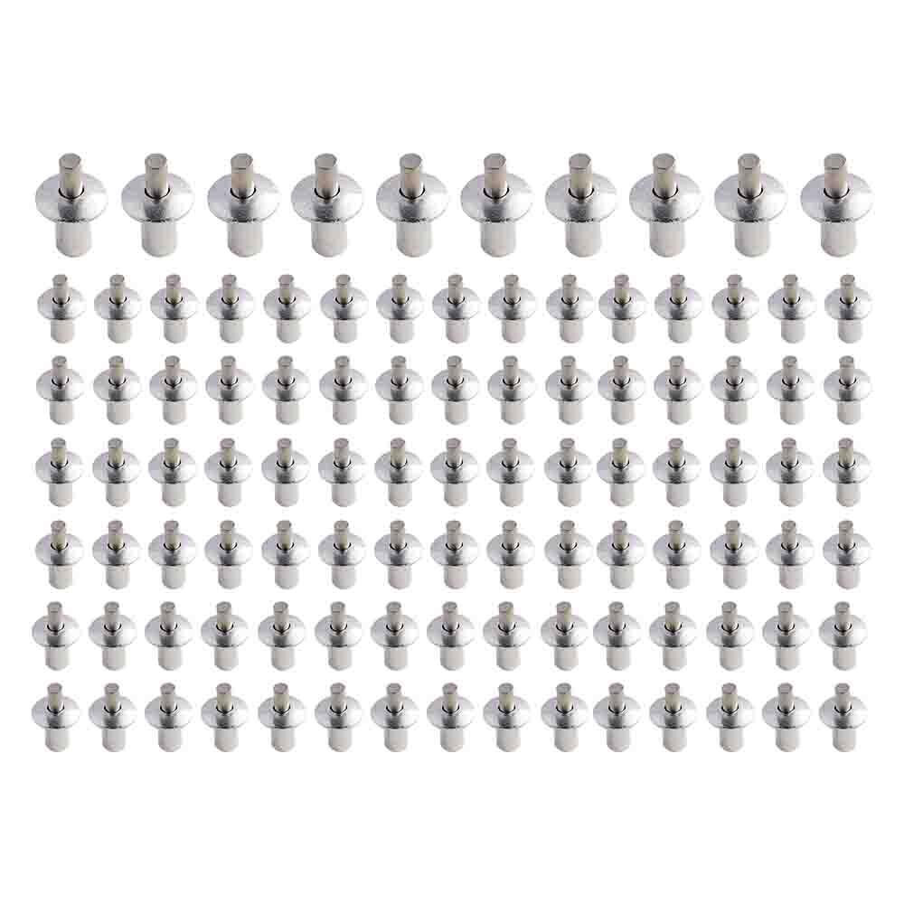 100/200/400/500PCS Aluminum Drive Rivets Blind Drive Rivet Expansion nail