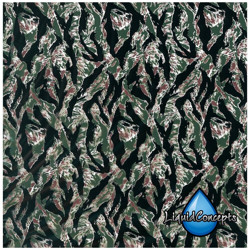 Hydrographic Film | Hydro Dip Film | Vietnam Tiger 19″ x 7 Feet