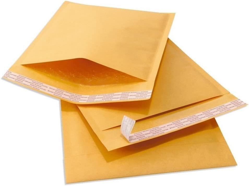 200 #2 8.5×12 Kraft Bubble Padded Envelopes Mailers Shipping Case 8.5”x12”