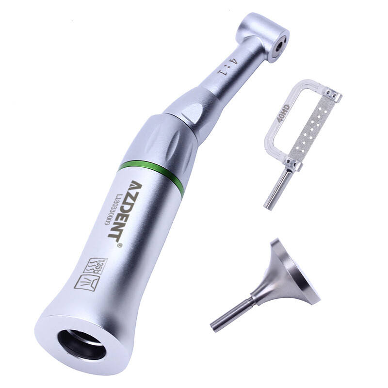 Dental 4:1 Reduction Contra Angle Handpiece/4:1 Interproximal Strip IPR Set