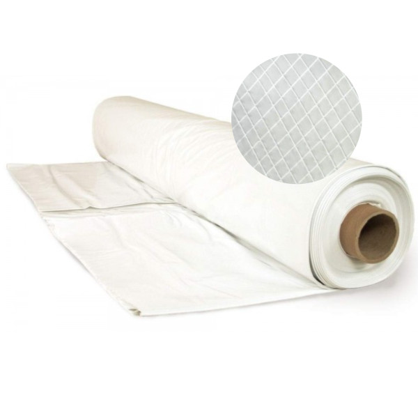 VBS – Dura Skrim- 10mil – String Reinforced White Plastic Sheeting-UV Stabilized