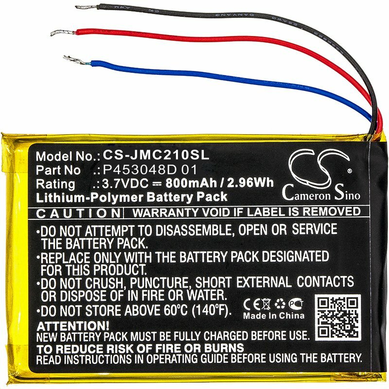 2.96Wh 800mAh Battery For JBL Clip 2 Special Edition,Clip plus,P/N:P453048D 01