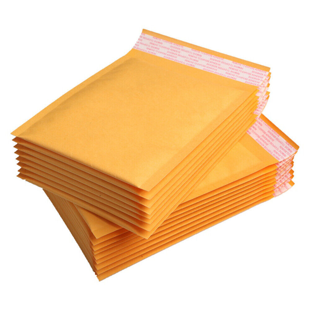 #0 6×10″ (6×9″) Kraft Bubble Mailer Sale Seal Shipping Bag Envelope 10/25/50/100