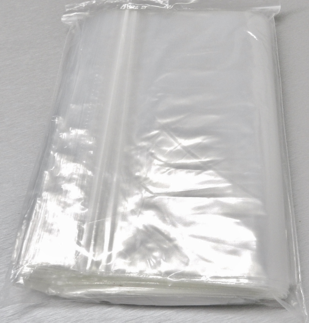100 Zip Seal Lock Bags 10×12 2mil Clear Poly Reclosable Single Zip Track Seal