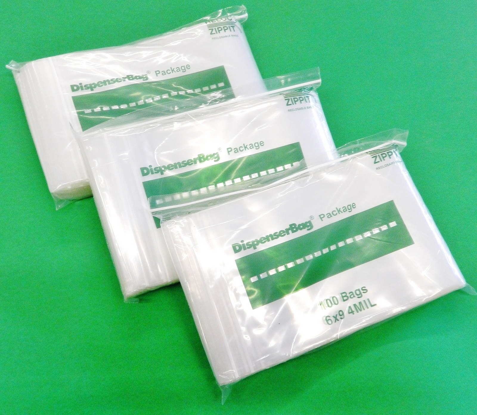 6″x9″ Reloc Zippit Bags 300 4 Mil Thick Heavy Duty Clear Poly Reclosable Bags