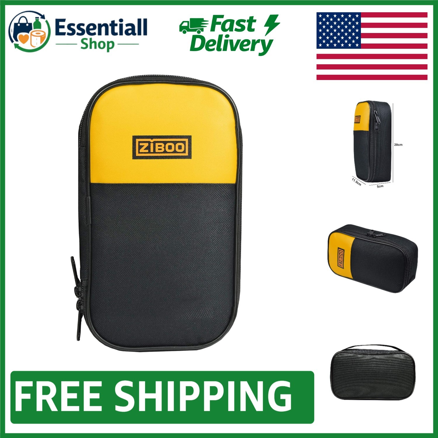 Compact C35 Water-Resistant Multimeter Case – Secure Storage for Professionals