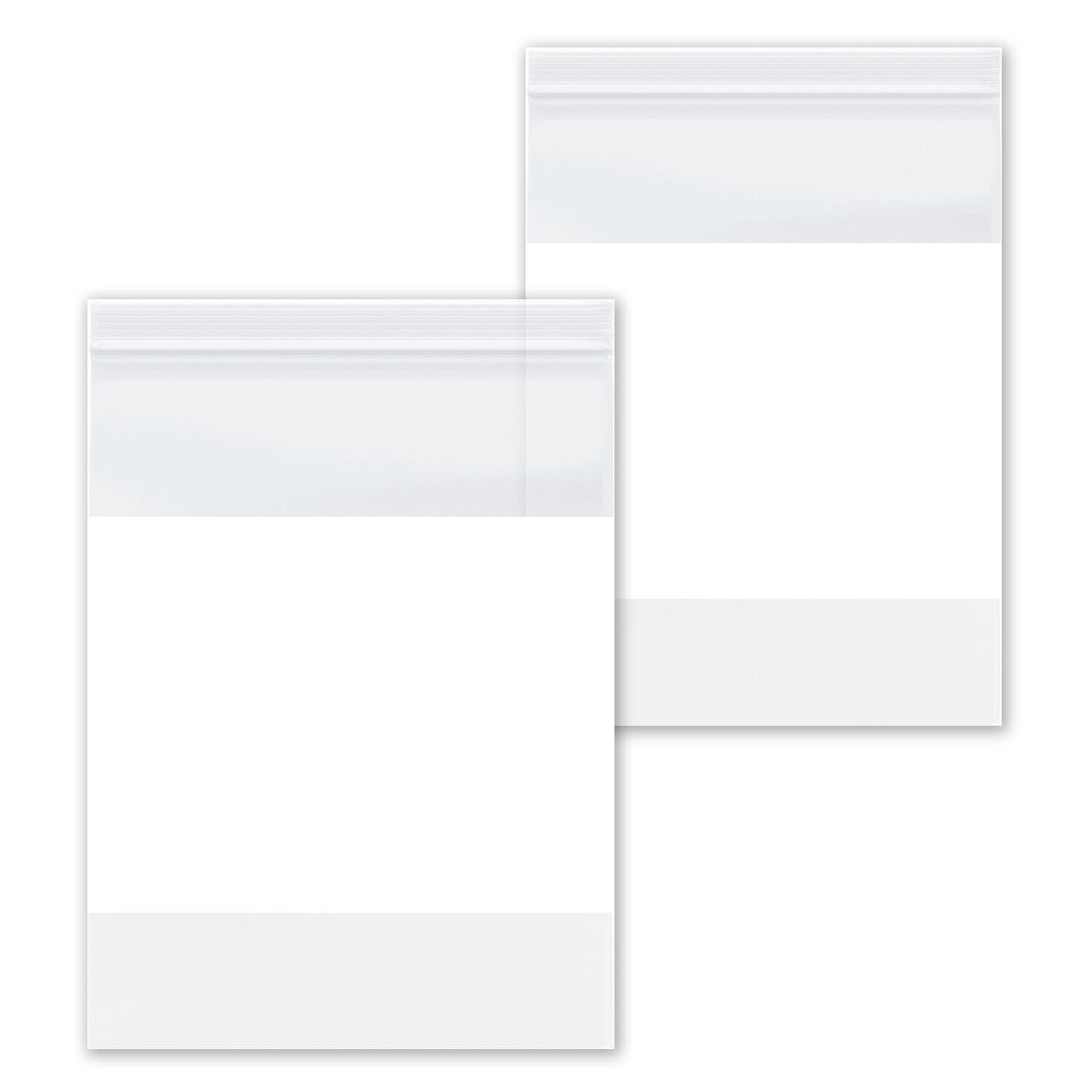 4 Mil Reclosable Bag with White Block 4″ x 6″ Plastic Bag Durable Clear 1000 Pcs