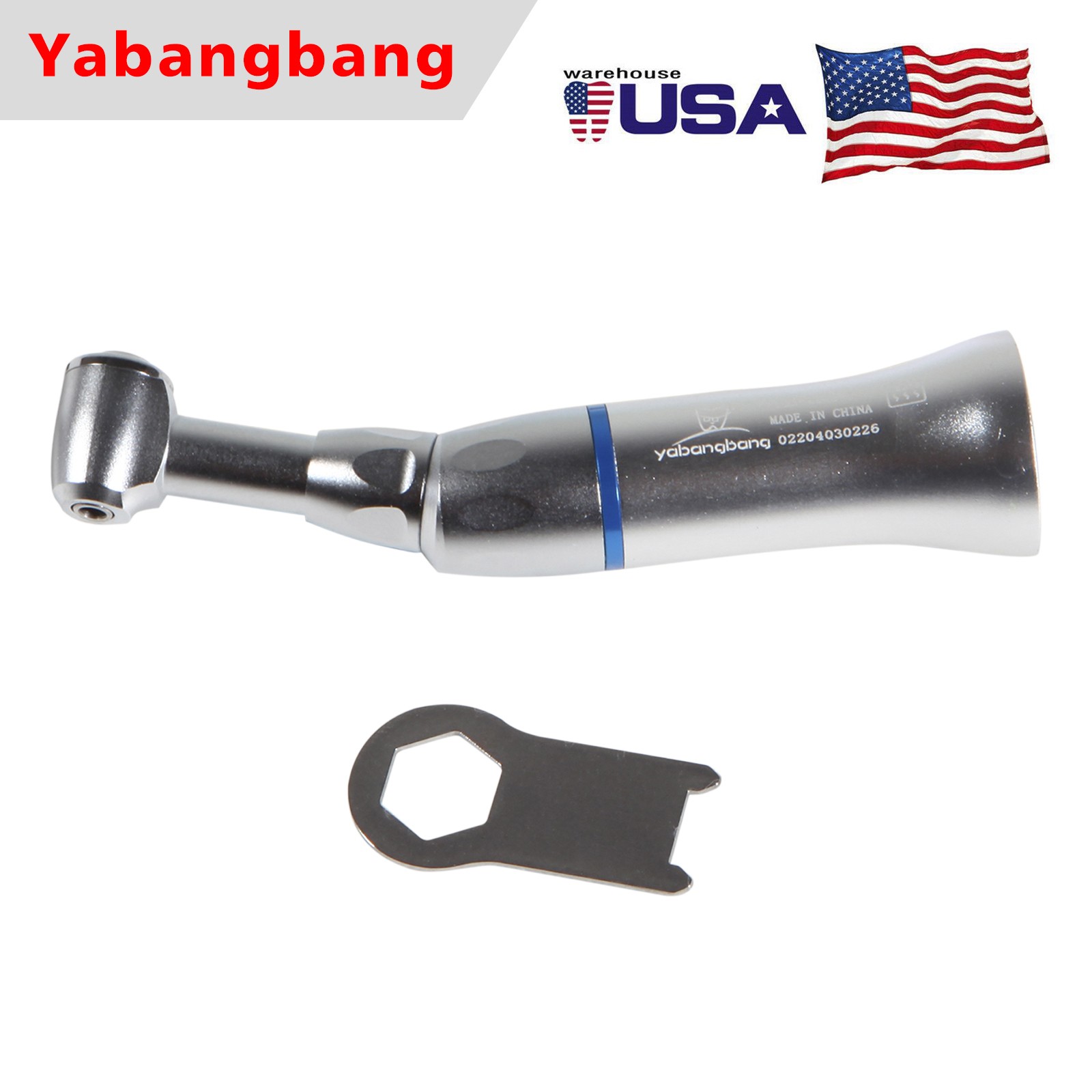 10 Yabangbang Dental Slow Low Speed Contra Angle Handpiece Push Button Etype NSK