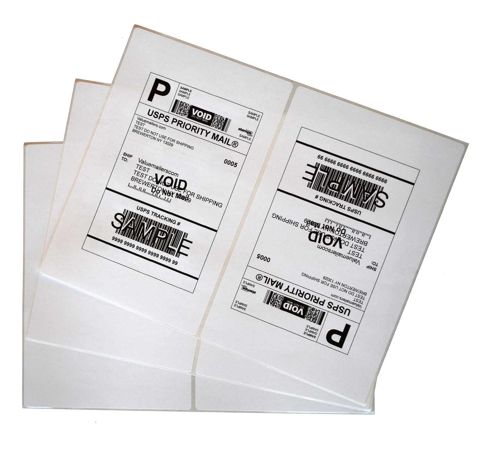 Labels 8.5×5.5 1000 Shipping 8.5×5.5 Half-Sheet Self Adhesive VM Brand Label