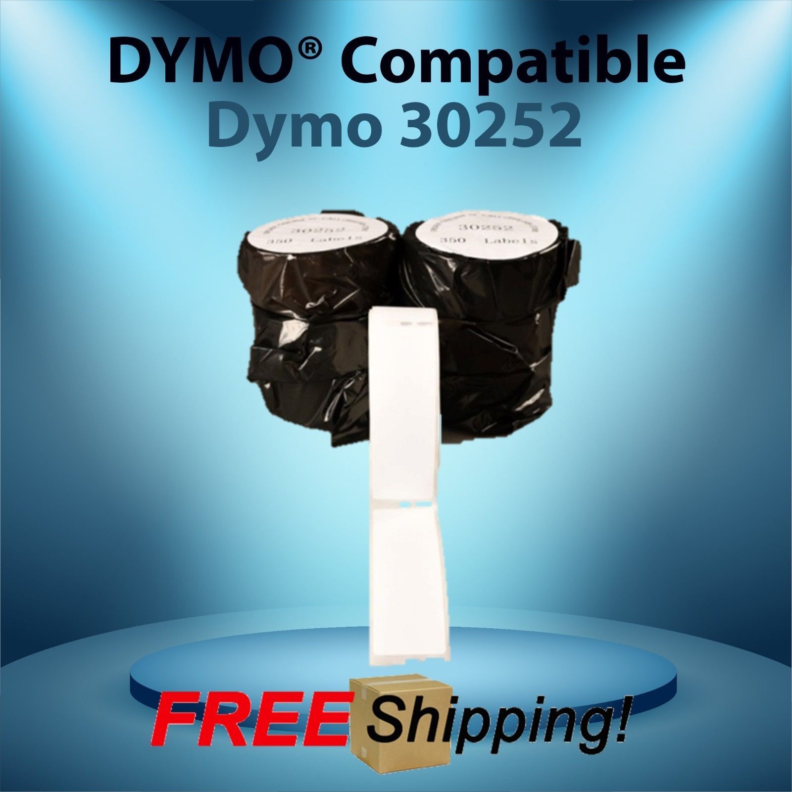 Dymo® Compatible 350 Labels 30252: Thermal, Adhesive, Internet Postage, Address