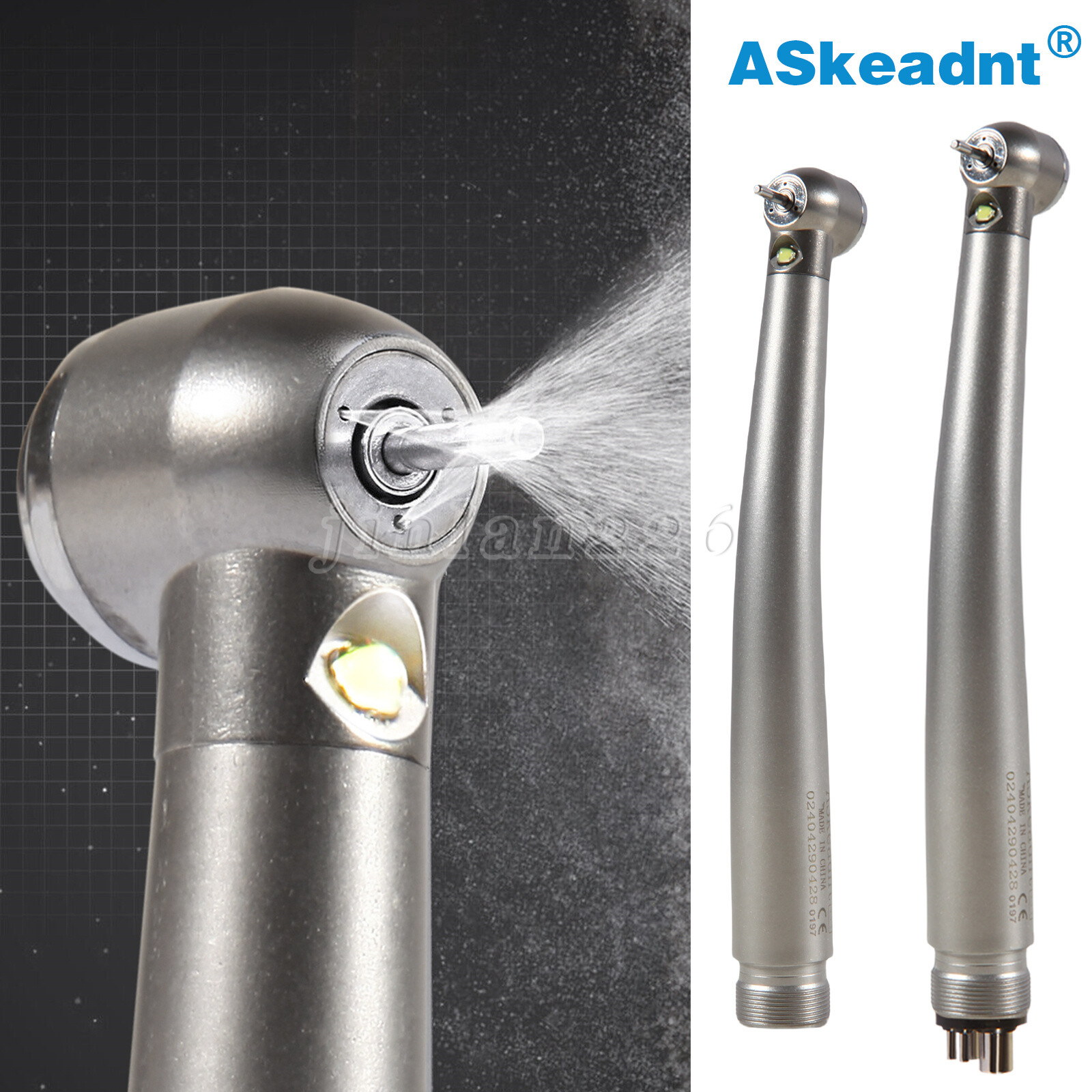 1/10 NSK Style Dental LED E-generator Fiber Optic High Speed Handpiece Turbine
