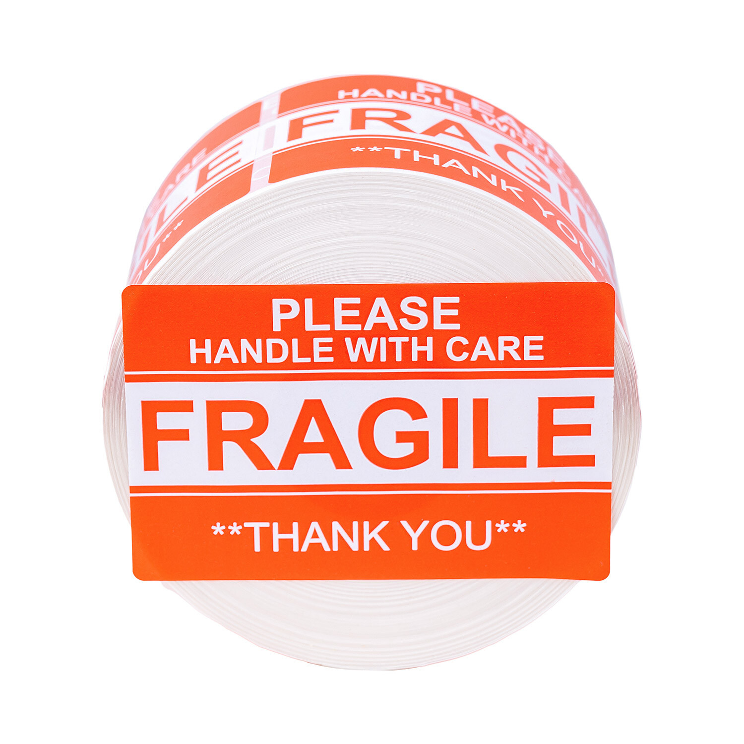 3 Rolls ; 500 Labels Per Roll 2×3 Pre-Printed FRAGILE HANDLE WITH CARE Labels