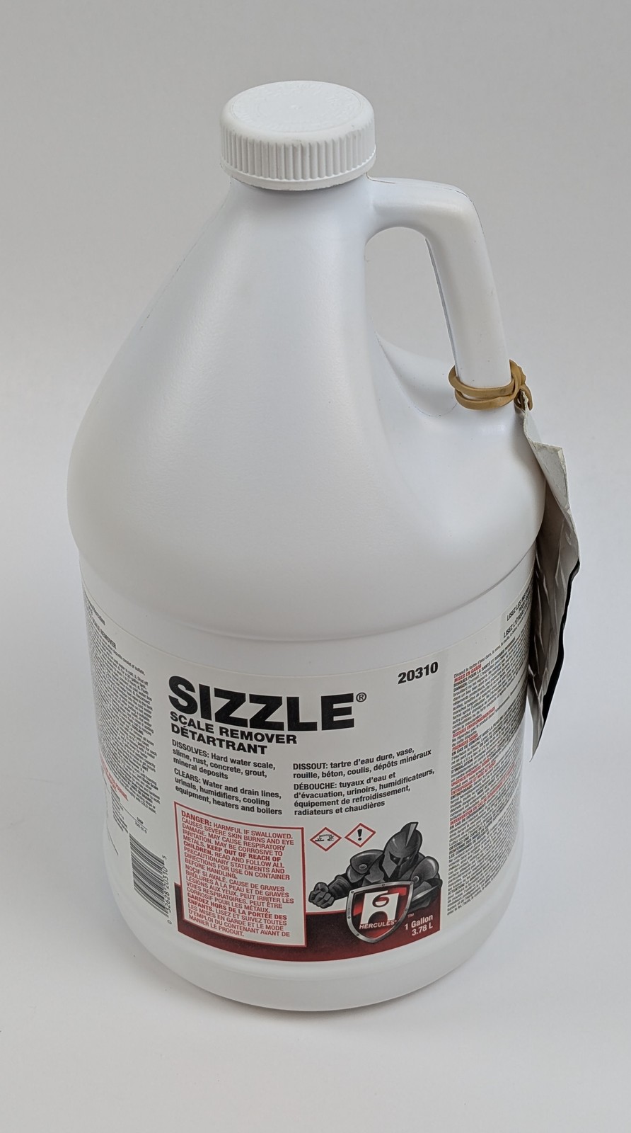 Hercules Sizzle Scale Remover 20310 Industrial Descaler & pH Test Kit 1 Gallon