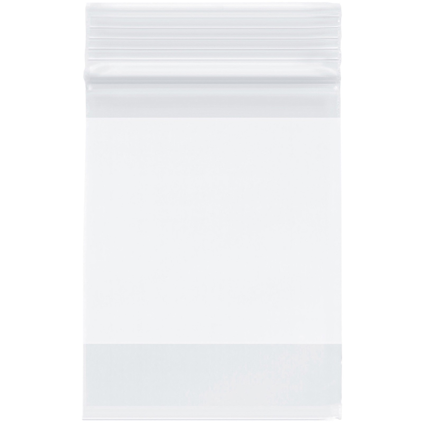 Plymor 3″ x 4″, 2 Mil with White-Block Zipper Reclosable Plastic Bags