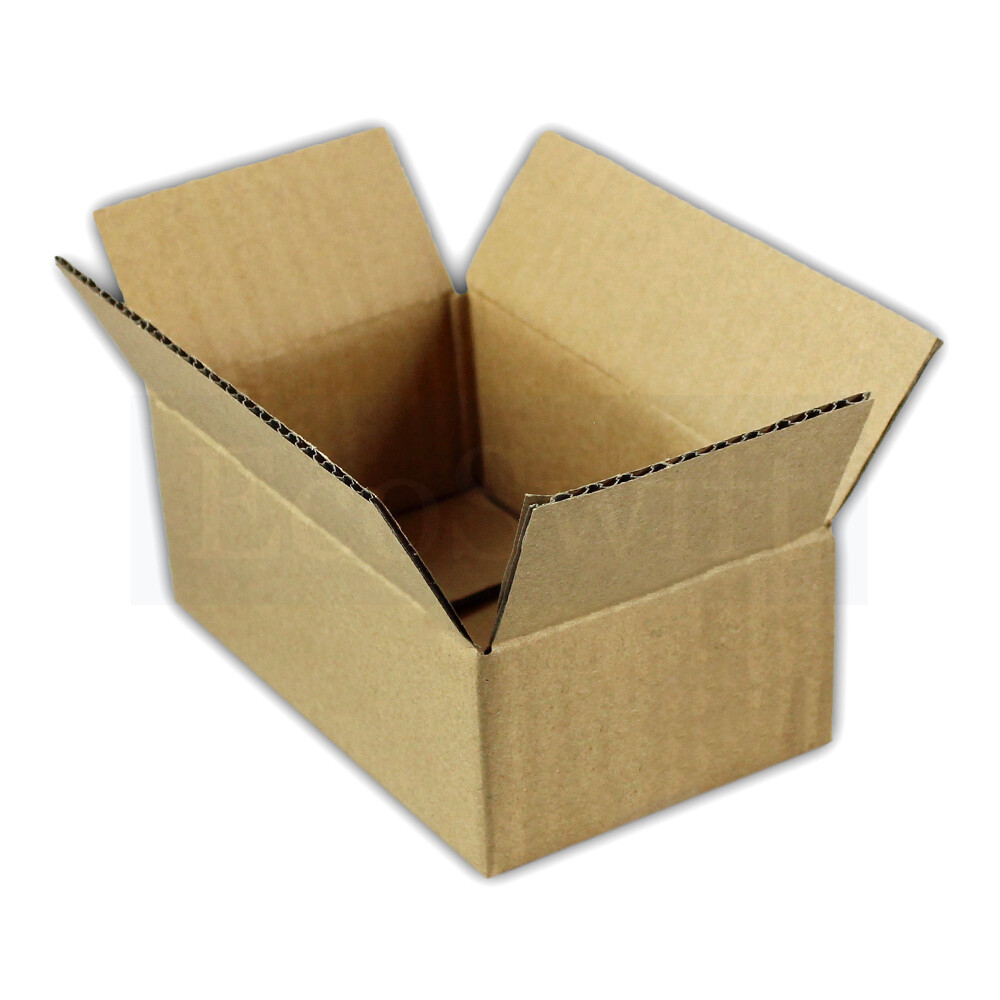 30 6x4x2 EcoSwift Cardboard Packing Moving Shipping Boxes Corrugated Box Cartons