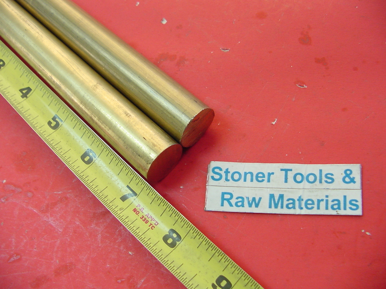 2 Pieces 3/4″ C360 BRASS SOLID ROUND ROD 7″ long Lathe Bar Stock .750″ OD H02