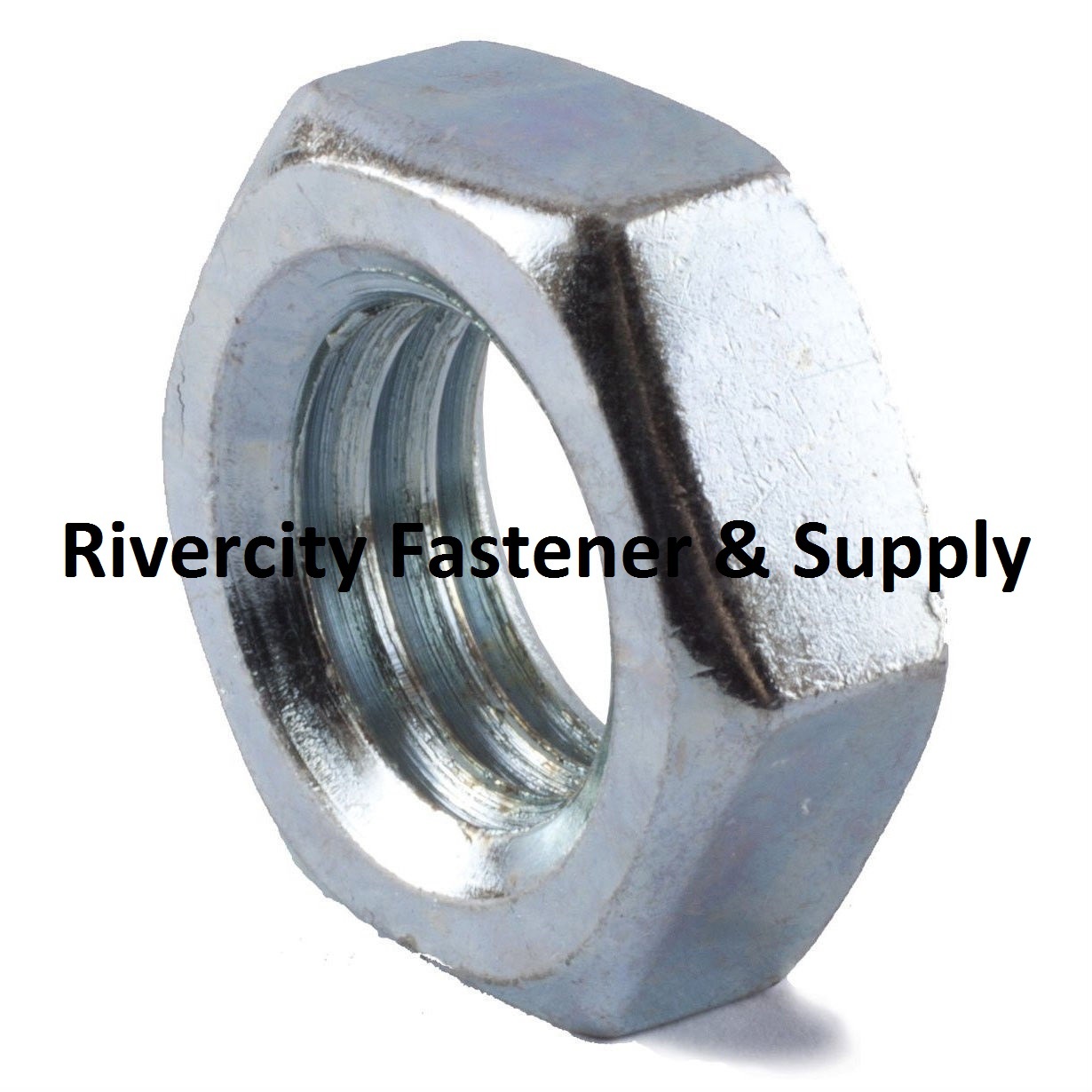 (5) M12-1.25 Metric FINE Thread Hex Jam Thin Nuts Half Thick 12mm M12x1.25 Nut
