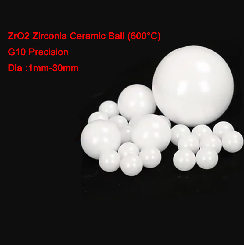 ZRO2 Zirconia Ceramic Ball G10 Grade High-Precision Solid Bearing Ball 1mm-30mm