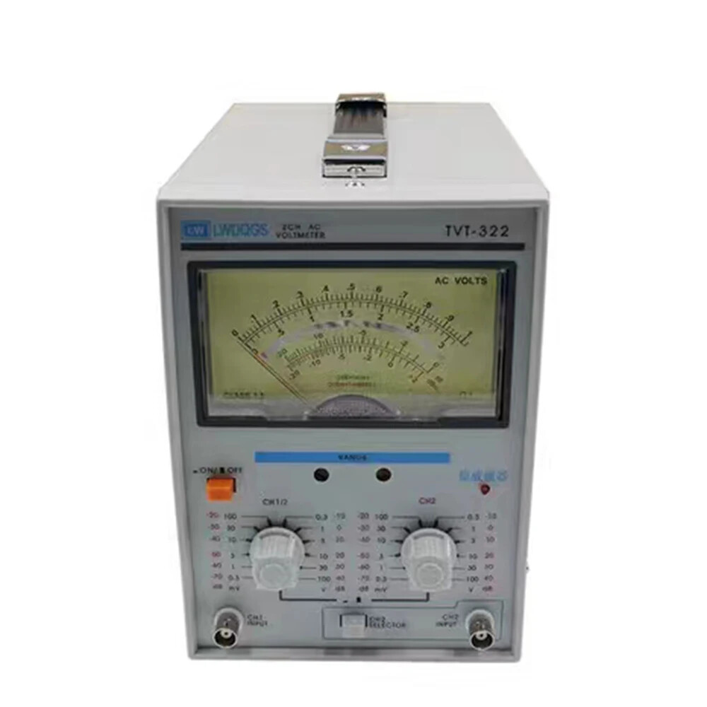 TVT-322 Dual Channel Milivoltmeter Double Needle Millivoltmeter New Design