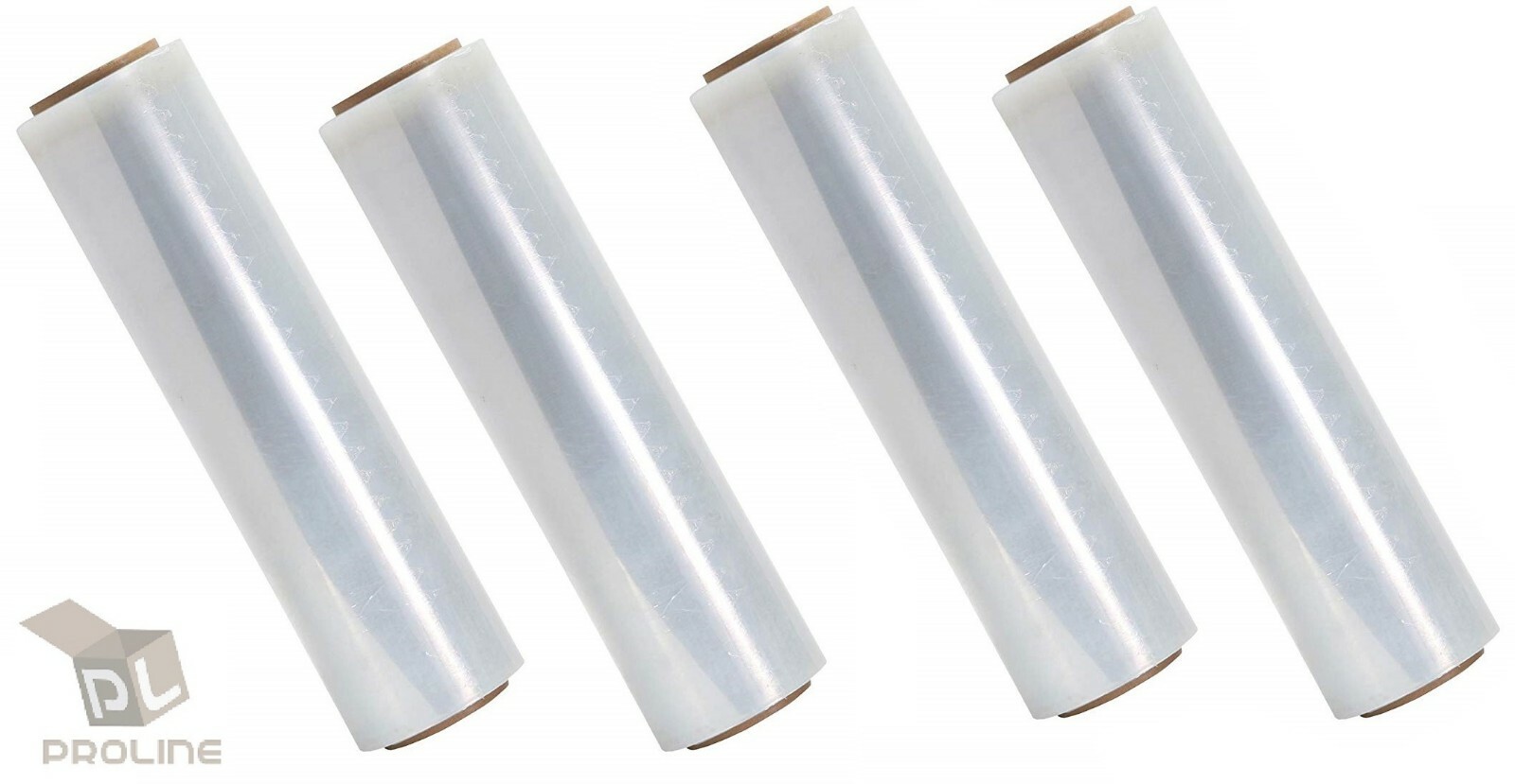 80 Gauge Cast Hand Stretch Wrap 18″ x 1000′ Plastic Bundling Shrink Film 2 Rolls