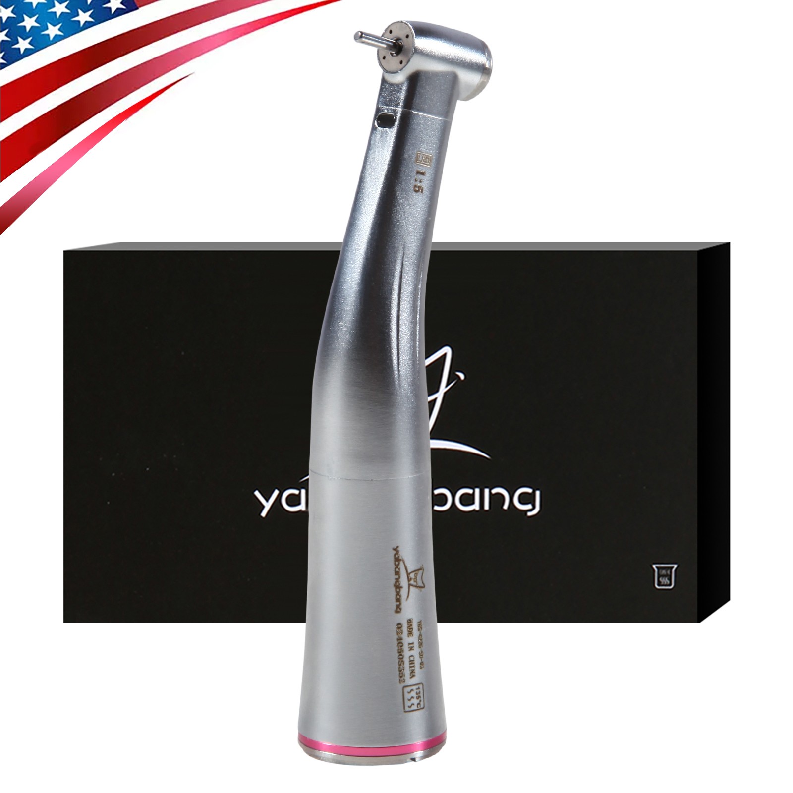 Dental 3 Way Air Water Syringe Triple Spray Handpiece &2 Nozzles Tips Tubes