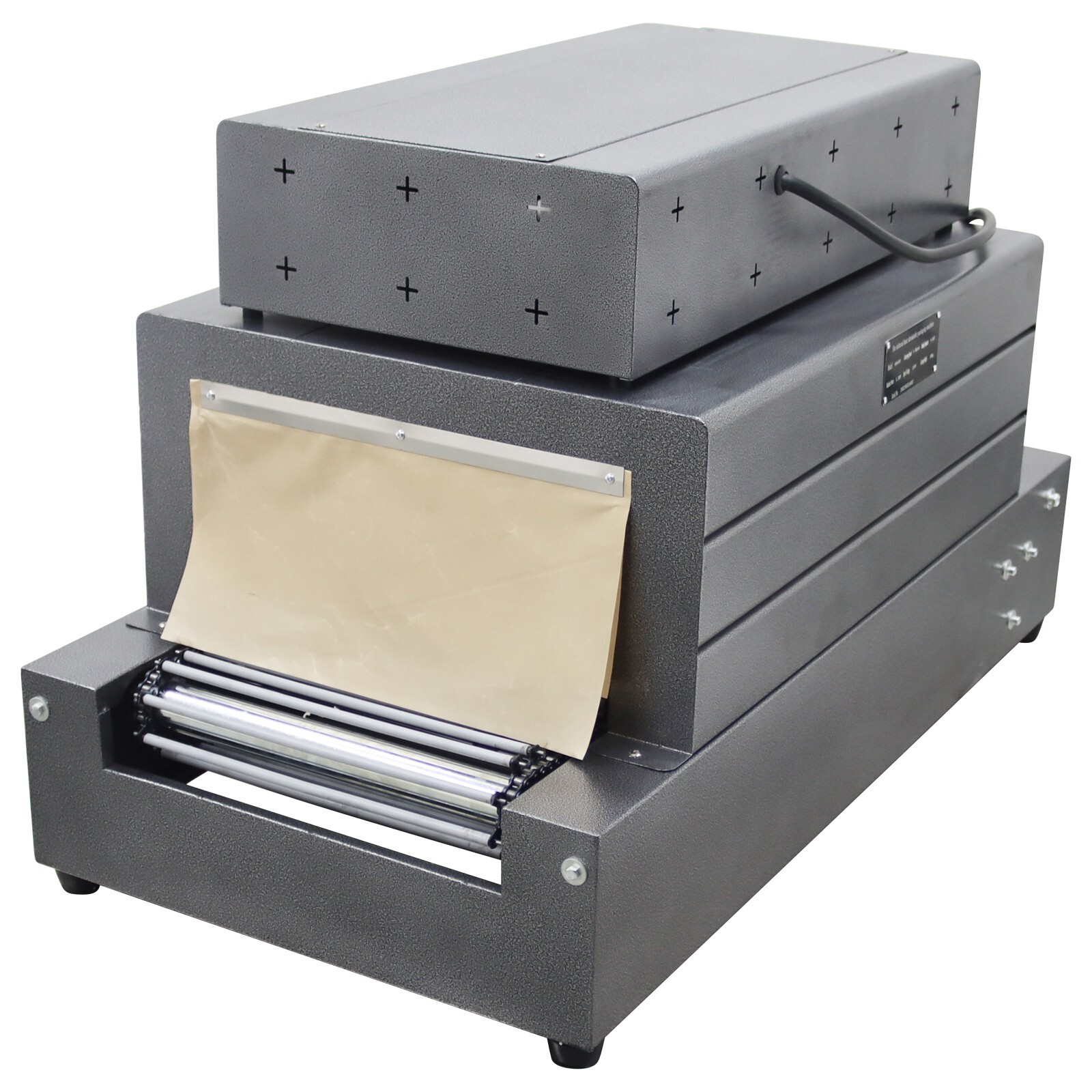 15.75″x7.87″ 220V Shrink Tunnel Packaging Machine 5500W Digital Display Screen