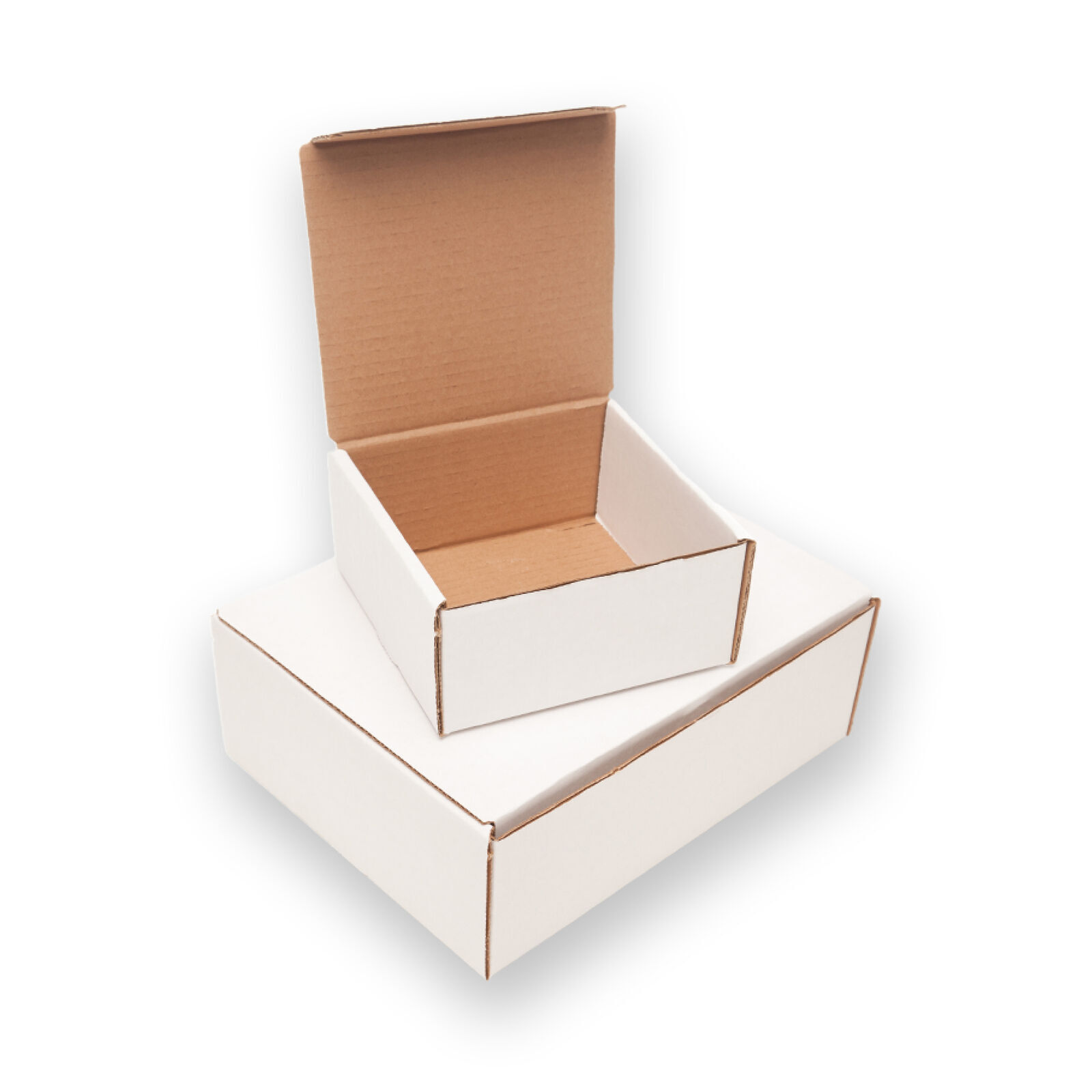 White Corrugated Mailers 10 x 5 x 2″ For Mailing/Shipping ECT-32B 50/Case