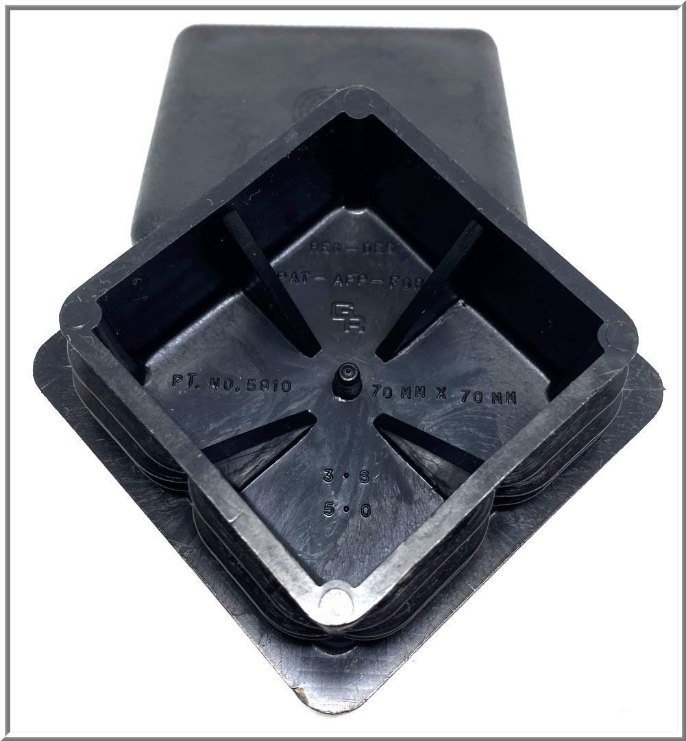 2-3/4” Sqre Tubing OD 2.75″ – 70 x 70 MM 6 to 9Ga” 3.6 to 5mm ID Insert
