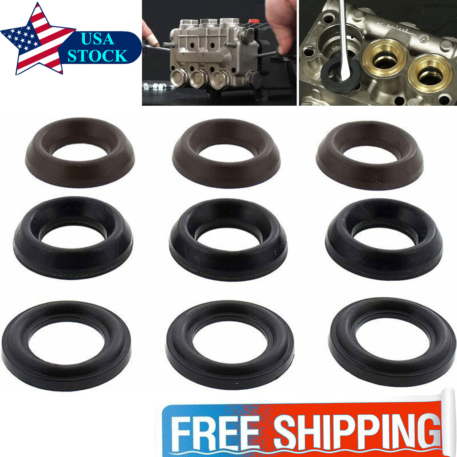 General Pump Kit 69 PACKING KIT 20mm Repair Kit for GP K69 Interpump Pressure