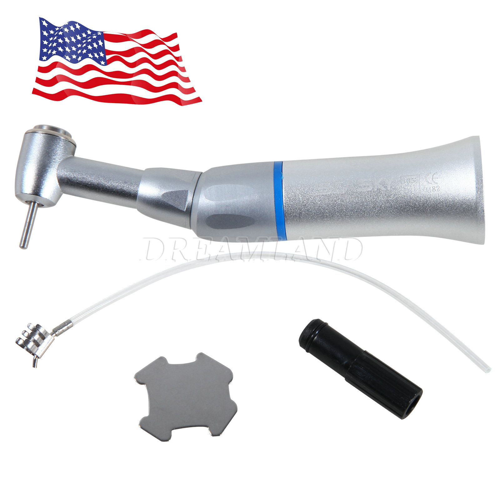 Dental Slow Low Speed Contra Angle Handpiece Fit FG 1.6mm Burs Push Button HH