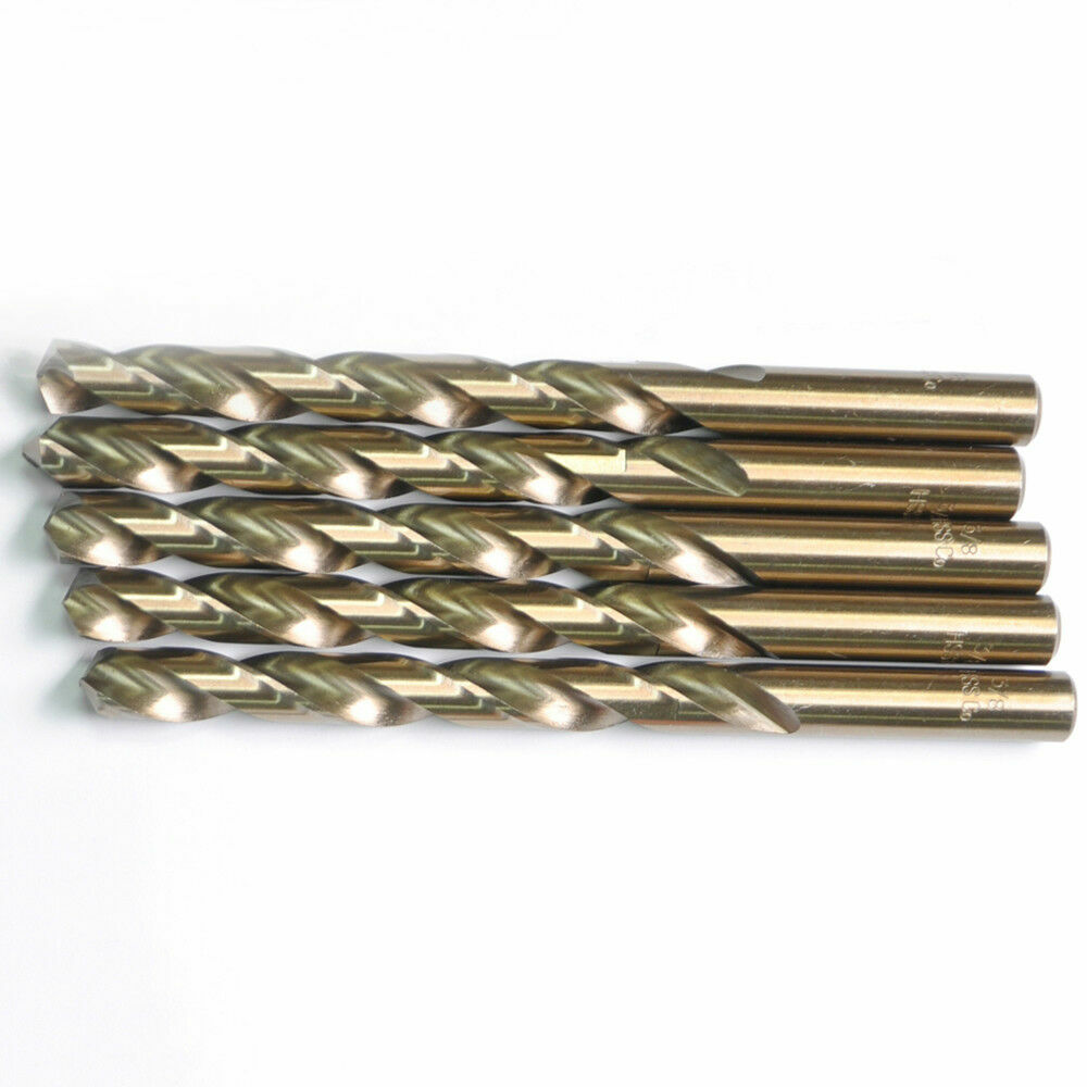 Drillforce 10PC 3/32″ Cobalt Drill Bit Set HSS M35 Jobber Length Metal Drill Bit