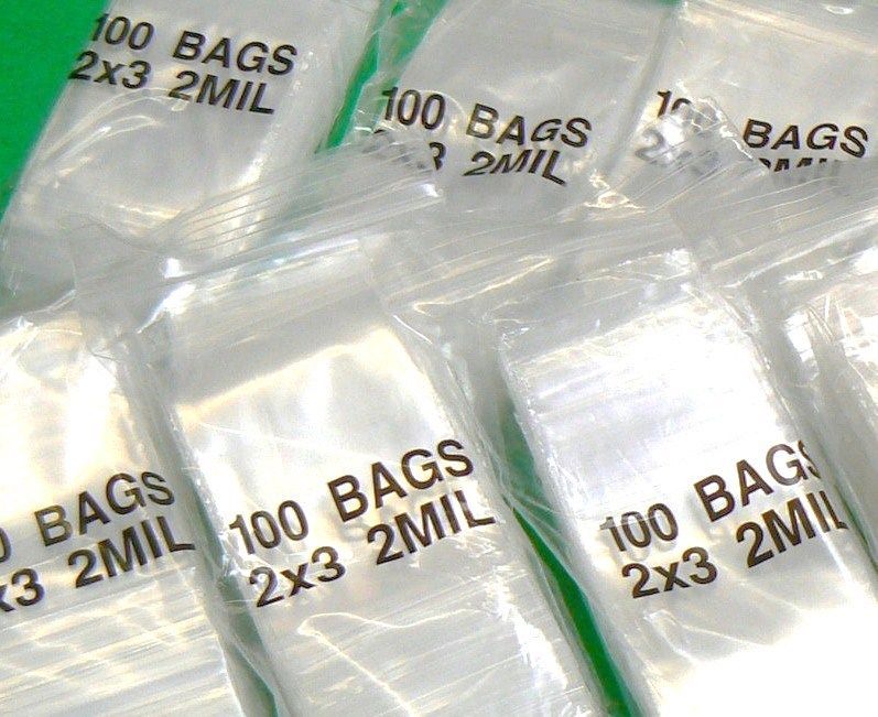 6000 Bags 2×3 Clear 2mil Bulk Reclosable Squeeze Top Lock Baggies 2″ x 3″ 6,000