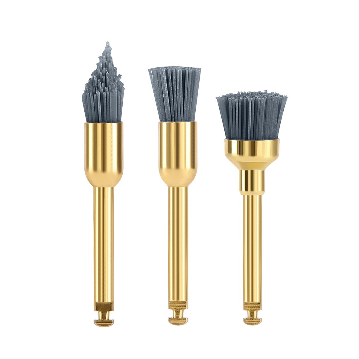 Dental Prophy Polishing Brush Flat/Sharp/Bowl Shape RA Silicon Carbide Brushes