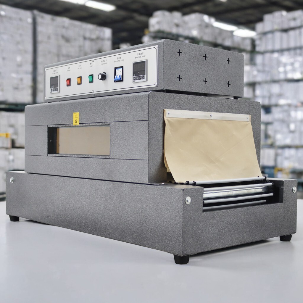 15.75″x7.87″ 220V Shrink Tunnel Packaging Machine 5500W Digital Display Screen