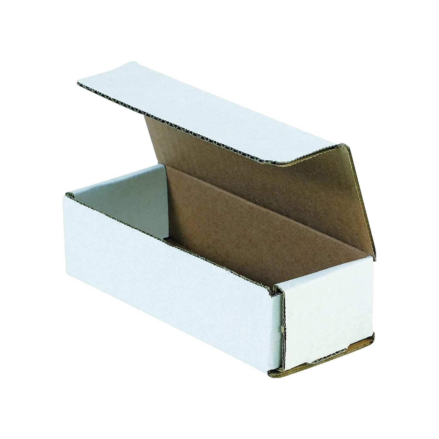 50 12″ x 4″ x 3″ White Corrugated Mailers Die Cut Tuck Flap Boxes Free Shipping