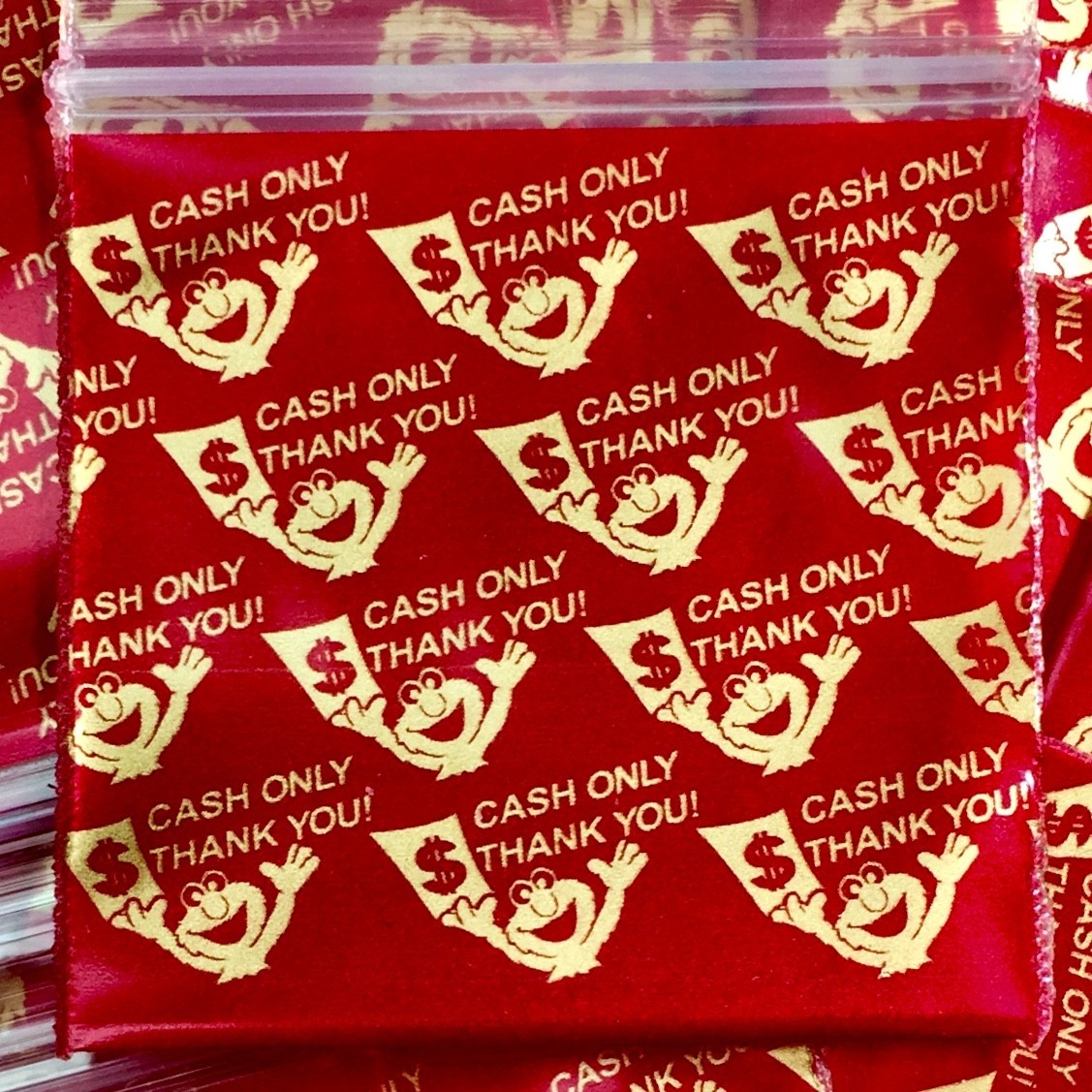 BaggiesSince1987 – 2020 Design Zip Bags 100PCS CASH 3 COLORS MIXED, READ DETAIL