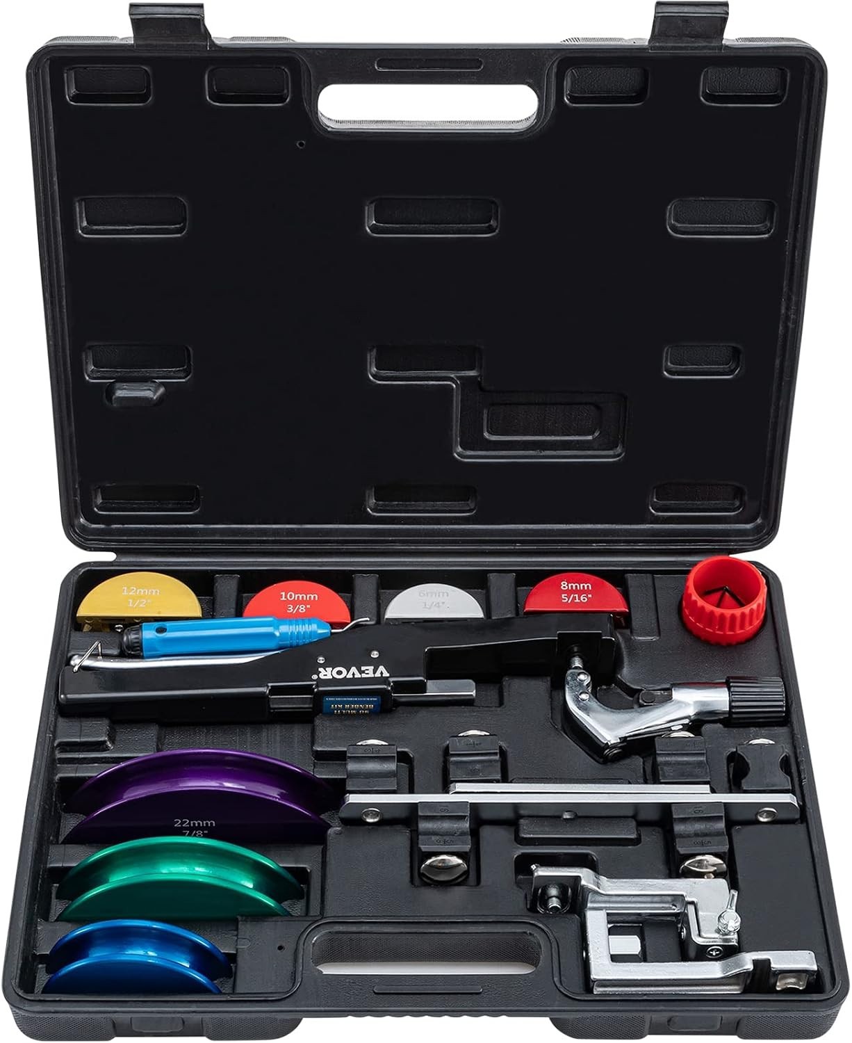 Ergonomic Copper Bending Tool with 7 Interchangeable Dies – Versatile & Portable