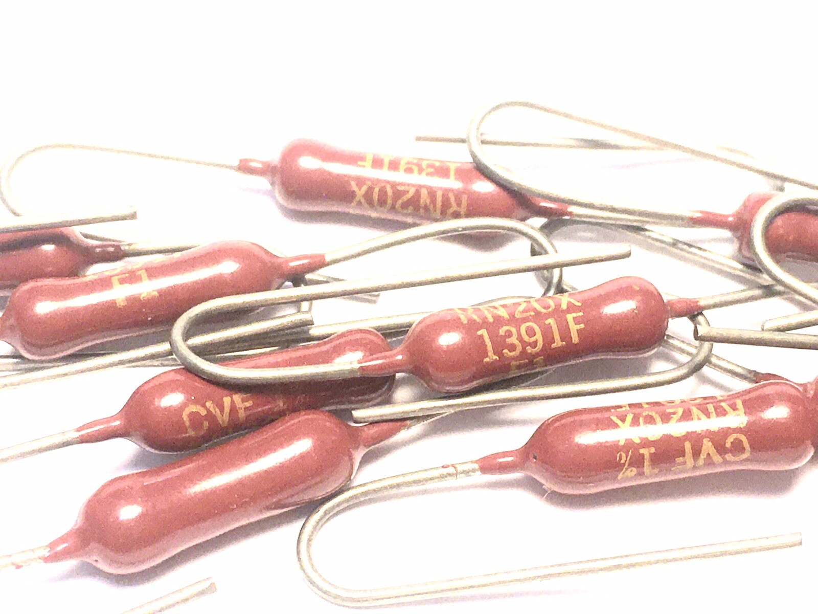 Lot of 10 CVF 1.39K Ohm Metal Film Resistors 1/2 w 1% Mil Spec 1w Consumer 1.4K