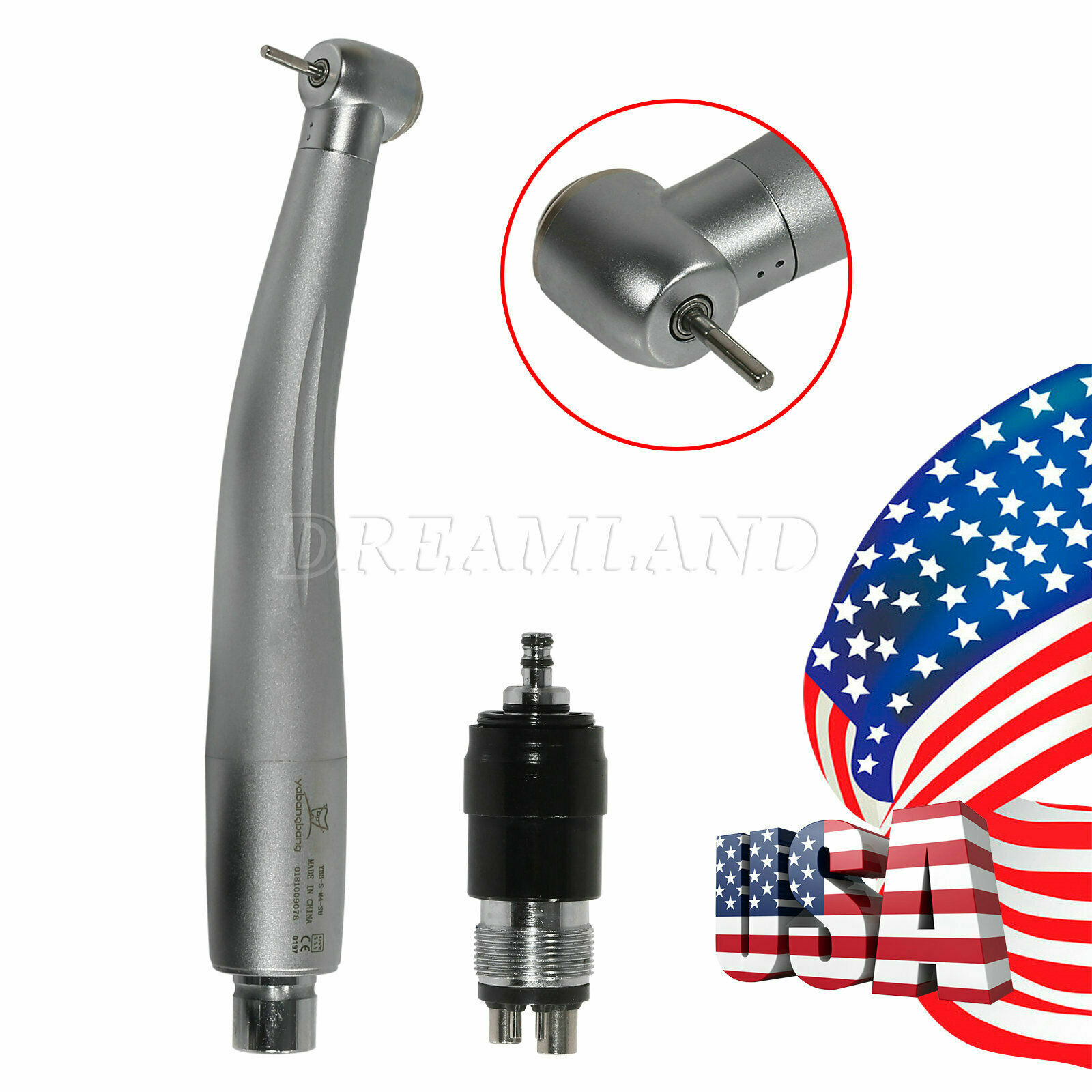 1-10 NSK STYLE Dental high speed handpiece with 4hole quick coupler connect YBNK