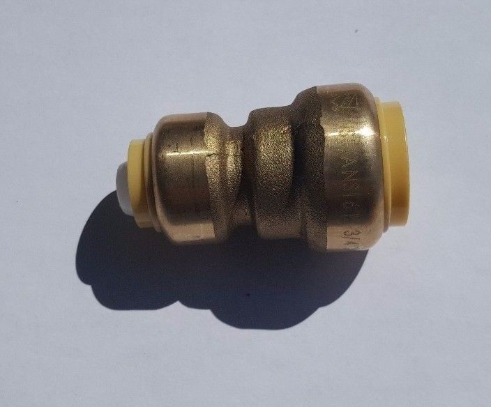 25 PIECES 3/4″ X 1/2″ PUSH FIT REDUCER COUPLING NEW! LEAD FREE