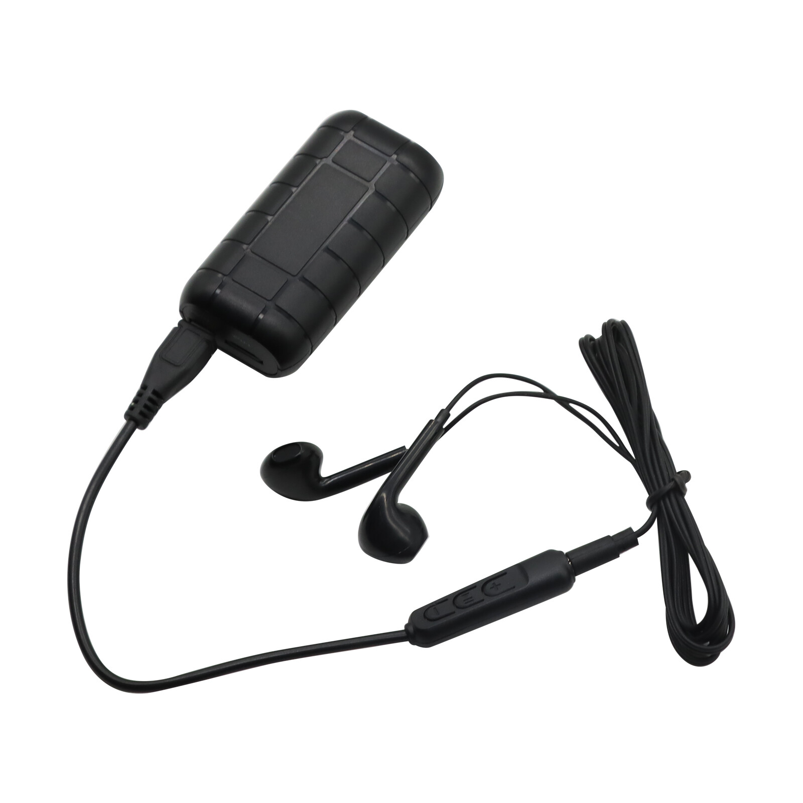 500 Hrs Mini Spy Voice Activated Recorder Digital Audio Magnetic 64GB MP3 Player