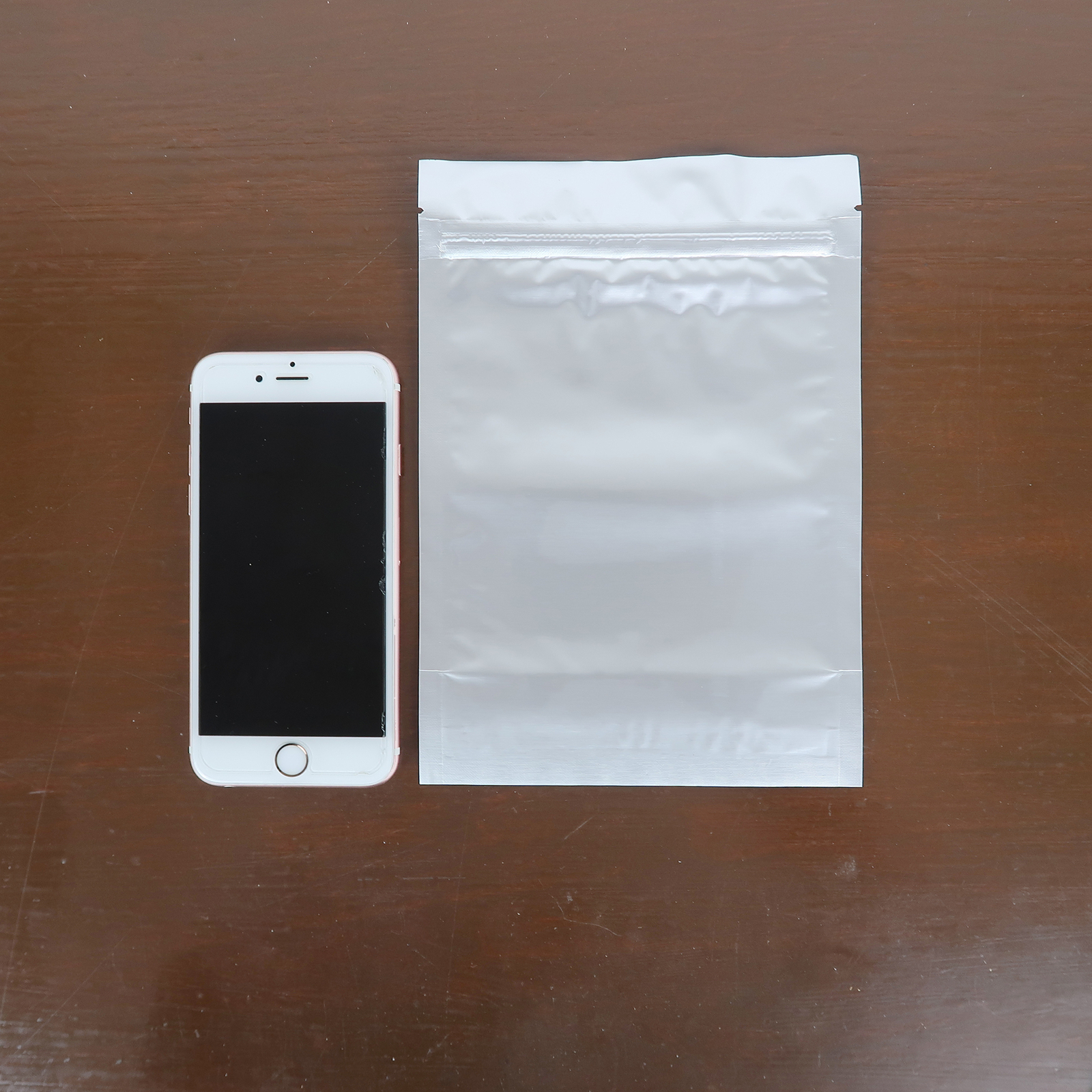 New Heavy Duty Silver Stand Up Mylar QuickQlick™ Resealable Bags Different Sizes