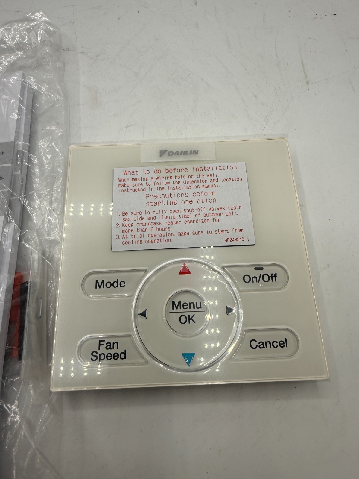 Daikin BRC1NRV71 Wired Remote Controller HVAC Thermostat Control New Open Box