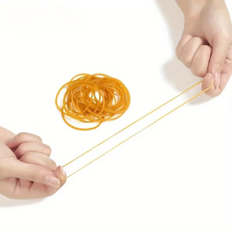 100pcs Rubber Strong Elastic 38mm Diameter Multi-Purpose Natural Rubber Bands