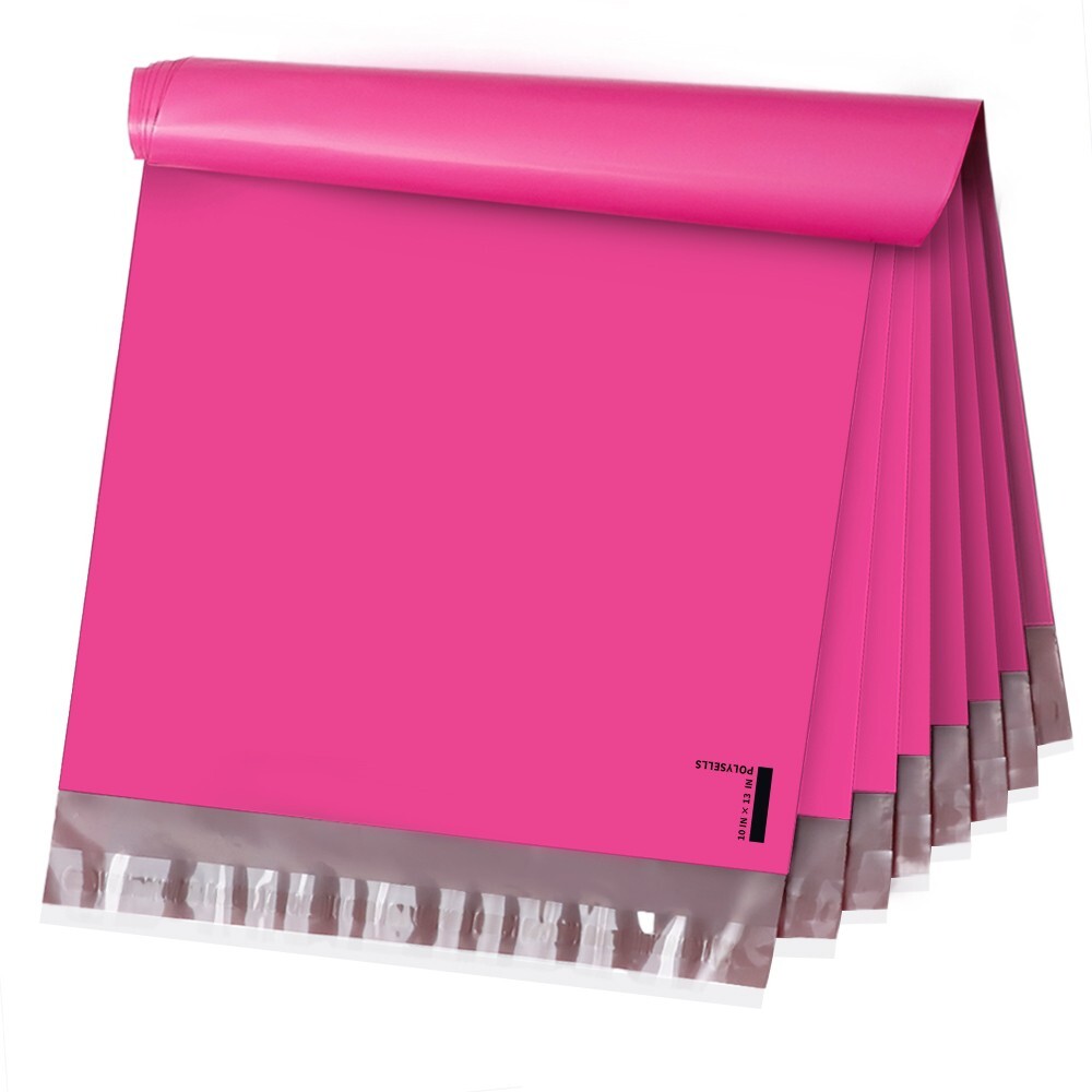 1000 10×13 Poly Mailers Envelopes Self Sealing Shipping Mailers Pink POLYSELLS