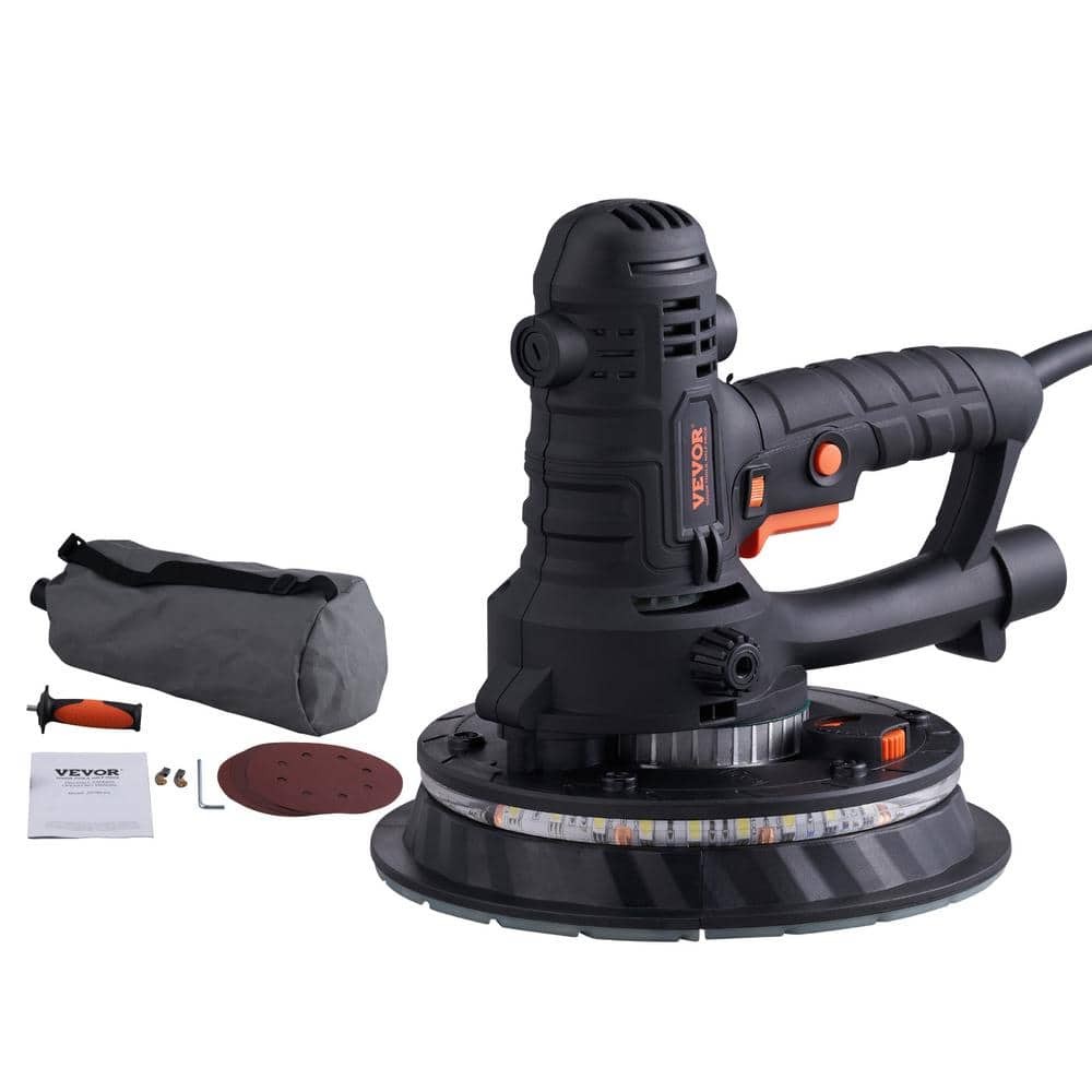 VEVOR 800W Drywall Sander 1200-2300 RPM Variable Speed w/ Auto Vacuum