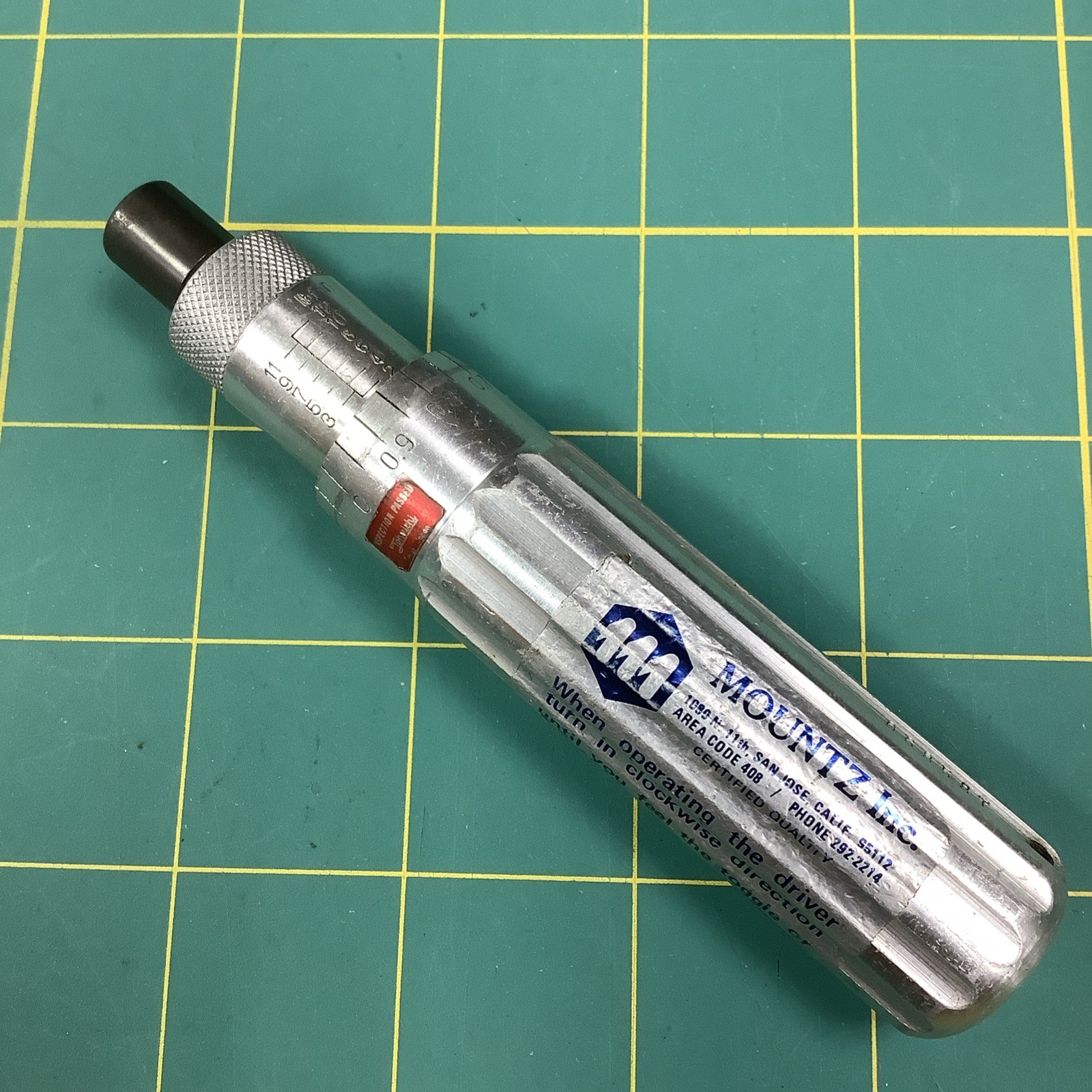 Vintage Mountz Tohnichi Torque Screwdriver 2 – 12 in.lbs Japan