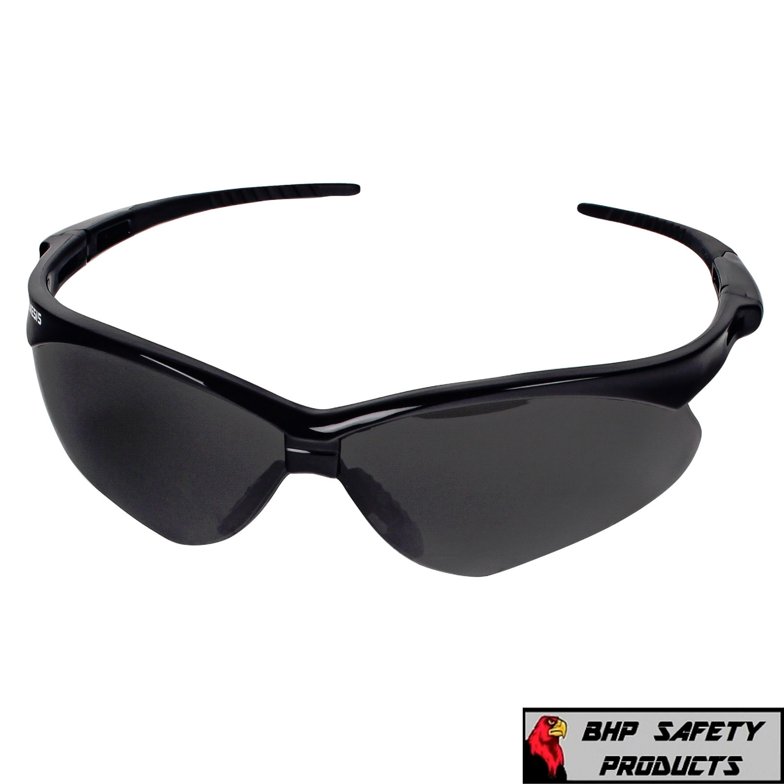 (6 PAIR) KLEENGUARD NEMESIS SAFETY GLASSES 22475 SMOKE ANTI-FOG LENS SUNGLASSES