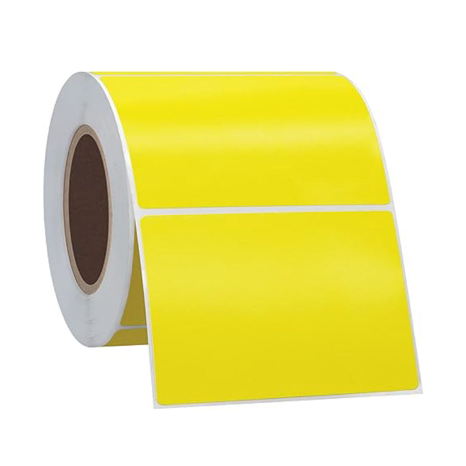 4 Rolls – 4″ x 6″ Thermal Transfer Shipping Labels Yellow 1000/RL for Shipping