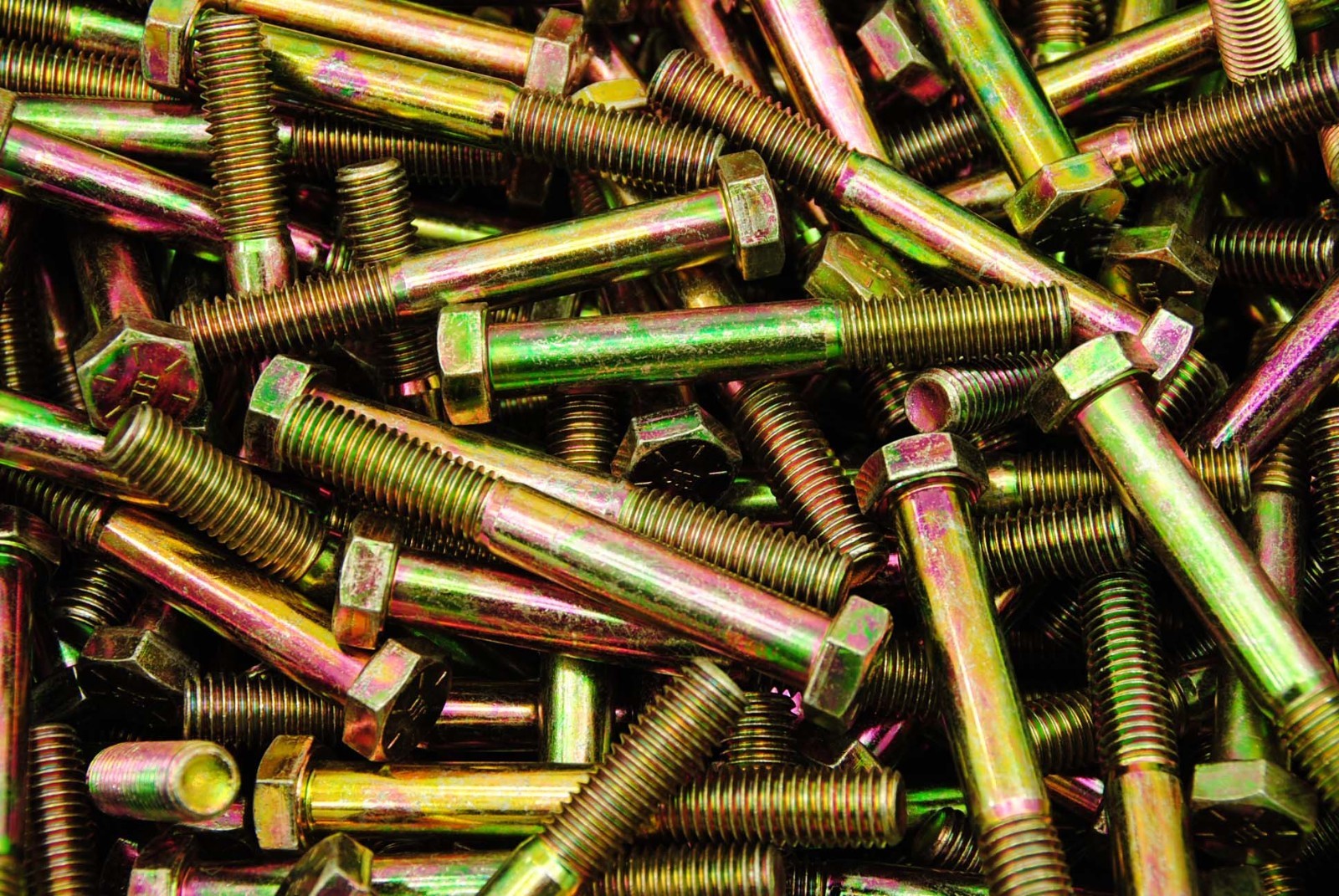 (30) Hex Head 1/2-13 x 3-3/4 Grade 8 Bolts Yellow Zinc Cap Screws